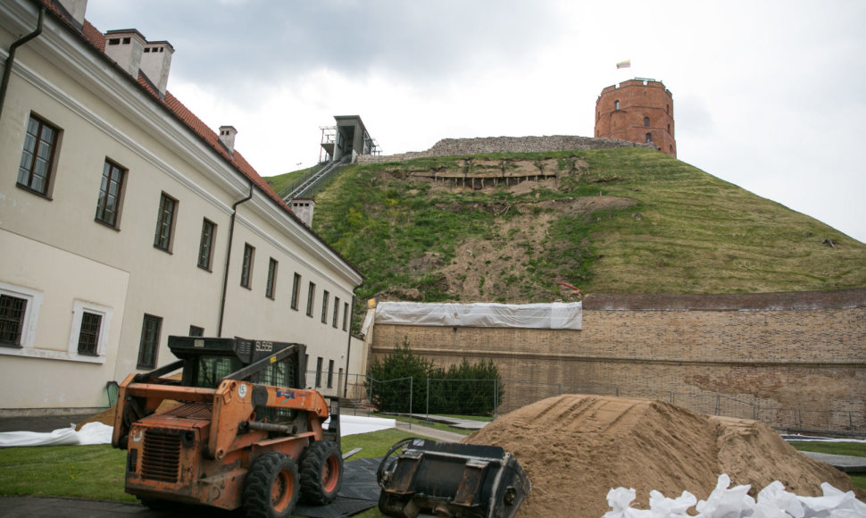 Politikai prie Gedimino kalno