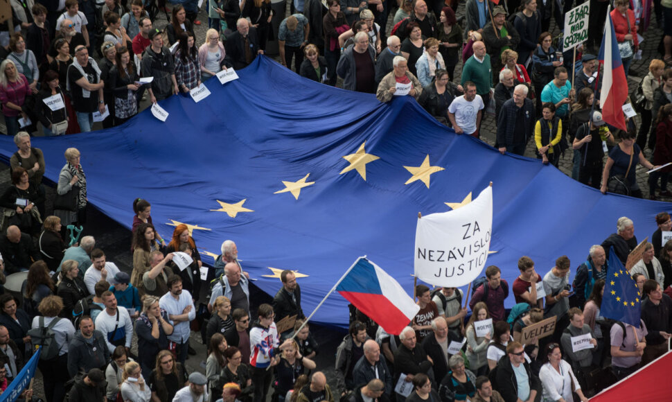 Protestai Čekijoje