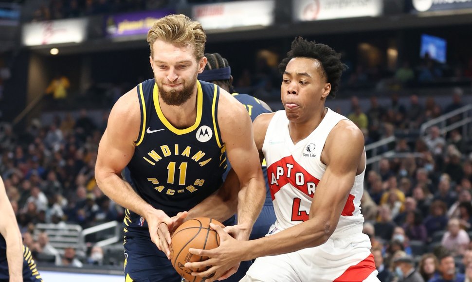 Domantas Sabonis prieš Scottie Barnesą