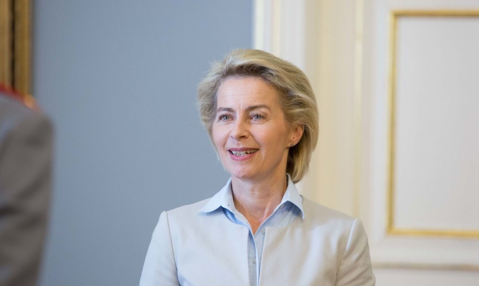 Vokietijos gynybos ministrė Ursula von der Leyen 