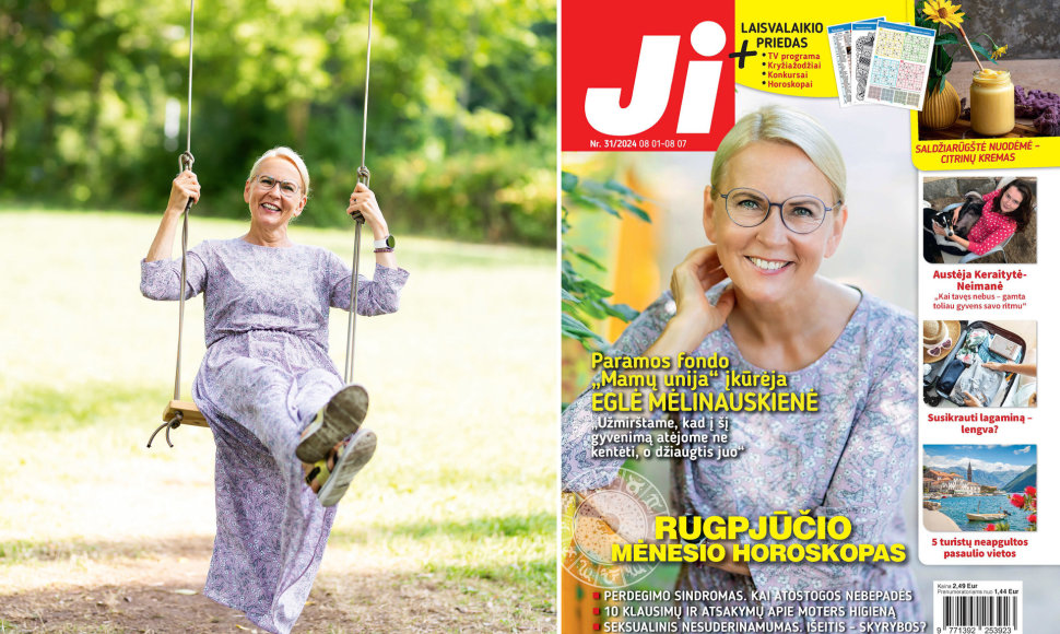 Eglė Mėlinauskienė ir žurnalo „Ji“ Nr. 31 