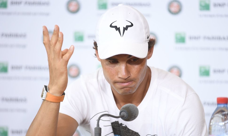 Rafaelis Nadalis pasitraukė iš „Roland Garros“ čempionato