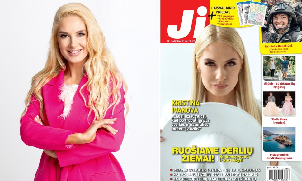 Kristina Ivanova ir žurnalo „Ji“ Nr. 34