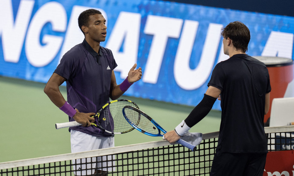 Felixas Auger-Aliassime'as ir Jackas Draperis