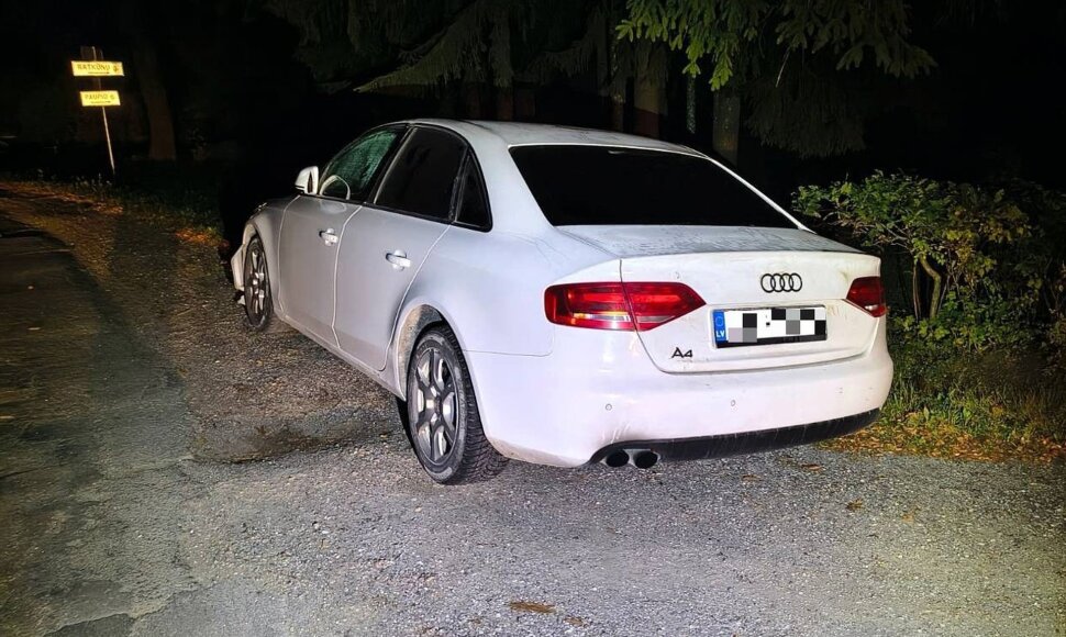 Sulaikytas automobilis