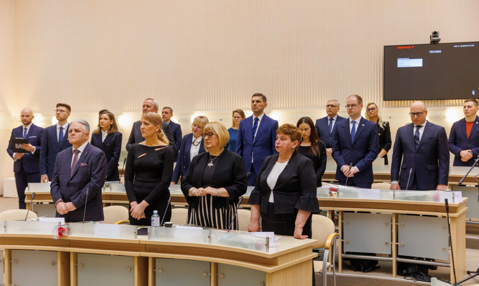 Kaune prisiekė naujoji taryba ir meras