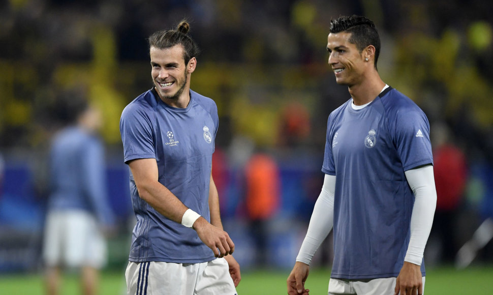 Garethas Bale'as ir Cristiano Ronaldo