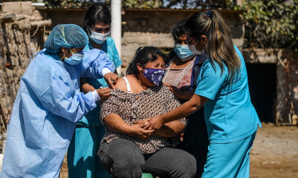Skiepijimas nuo koronaviruso Peru