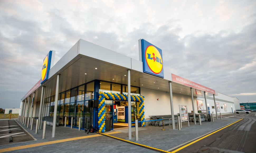 Lidl parduotuvė