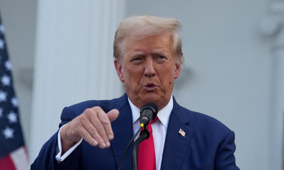 JAV i&scaron;rinktasis prezidentas Donaldas Trumpas / Jeenah Moon / REUTERS