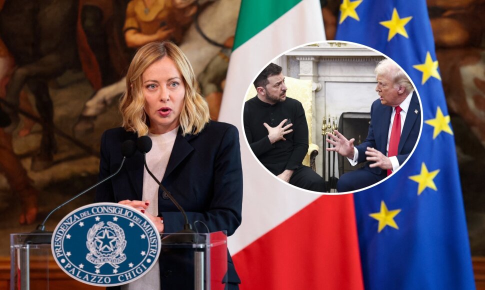 Italijos ministrė pirmininkė Giorgia Meloni / Remo Casilli / REUTERS