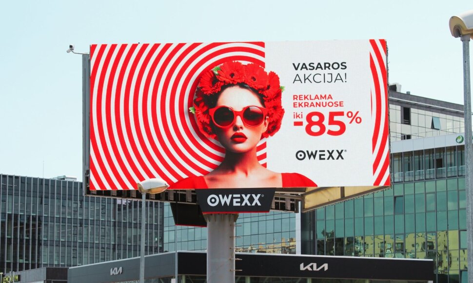 „Owexx“ lauko ekranai Vilniuje