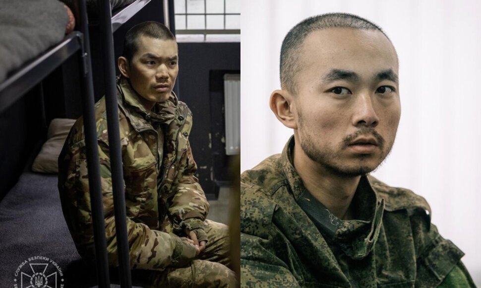 Ukrainiečių sučiupti Kinijos kariai