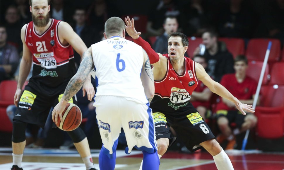 LKL rungtynės: „Lietuvos rytas“ prieš „Neptūną“ 