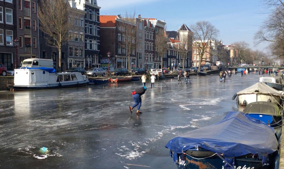 Žiema Amsterdame