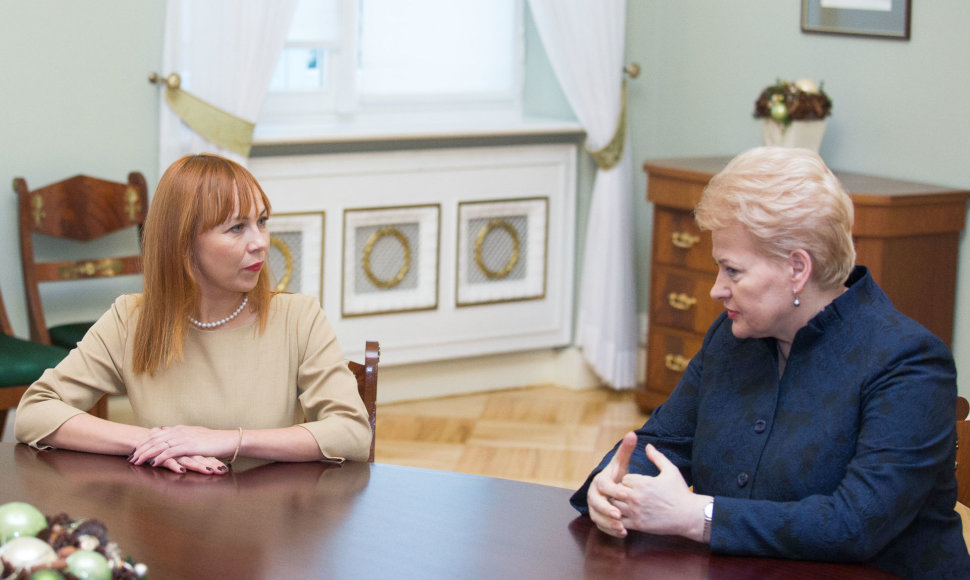 Jurgita Petrauskienė ir Dalia Grybauskaitė