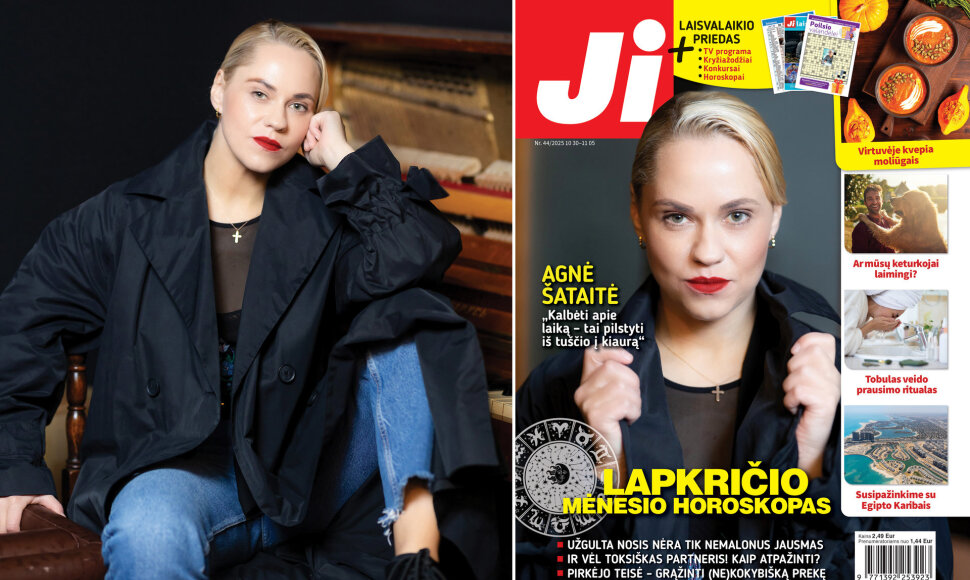 Agnė Šataitė / Žurnalo „Ji“ Nr. 44 viršelis