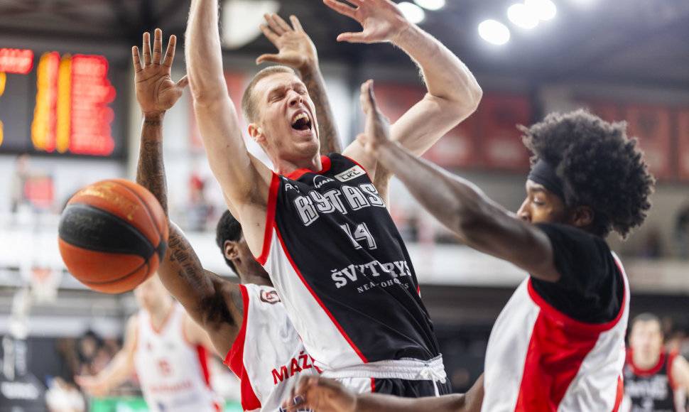 LKl rungtynės: Vilniaus „Rytas“ - Mažeikių „M Basket Dalamode“