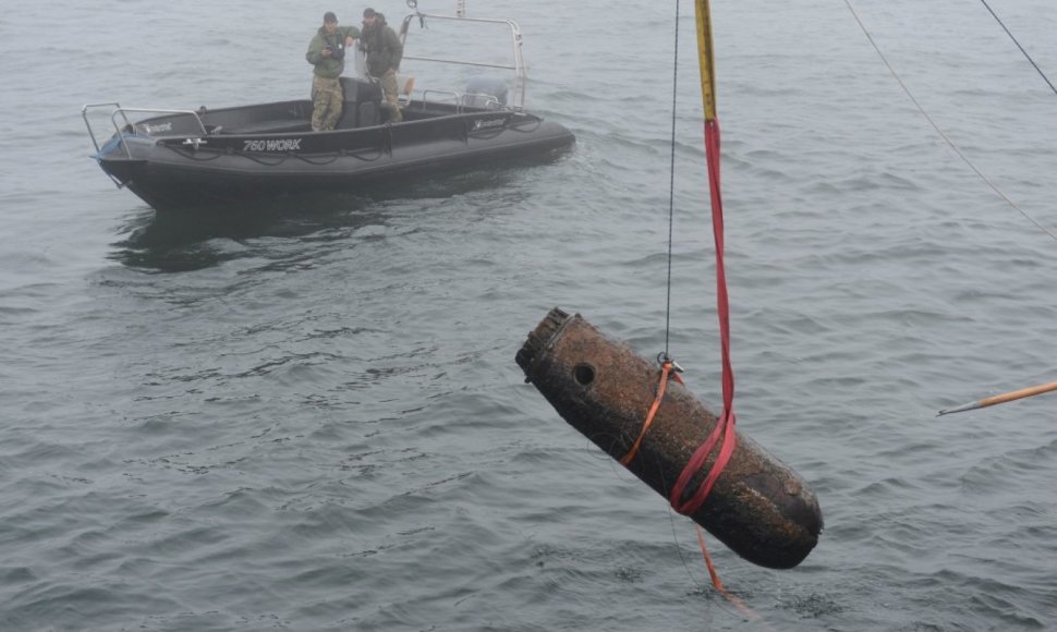 Baltijos jūroje – nesprogusios amunicijos nukenksminimo operacija