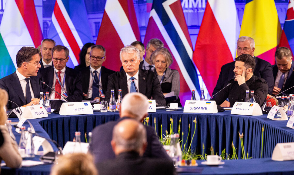 Markas Riutė, Gitanas Nausėda, Volodymyras Zelenskis