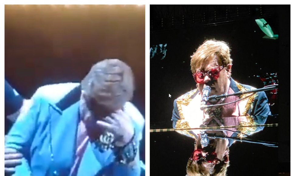 Eltonas Johnas buvo priverstas nutraukti koncertą