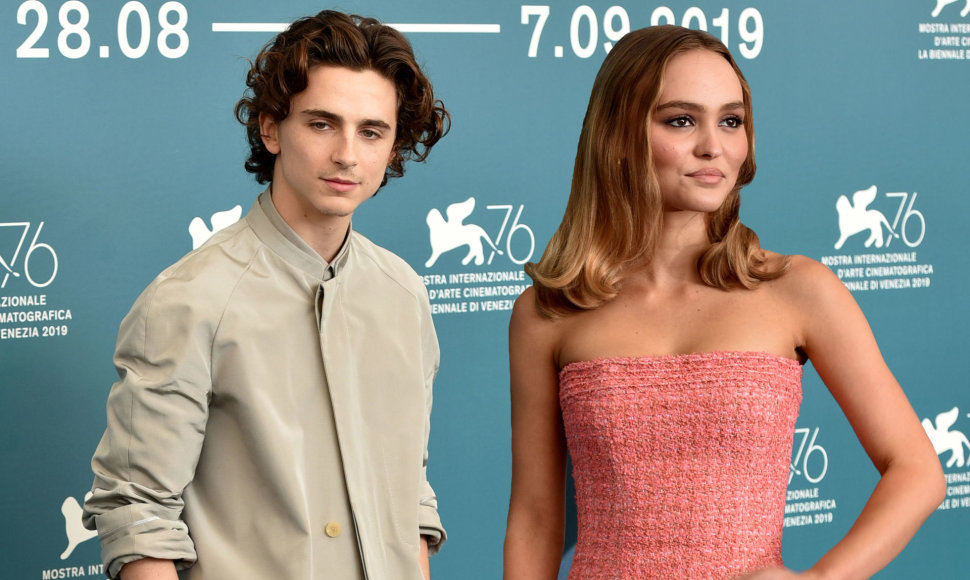 Timothee Chalamet ir Lily-Rose Depp