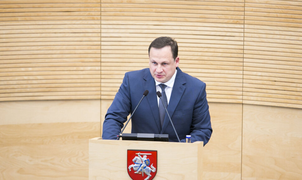 Generalinis prokuroras Evaldas Pa&scaron;ilis atsakinėja į Seimo narių klausimus
