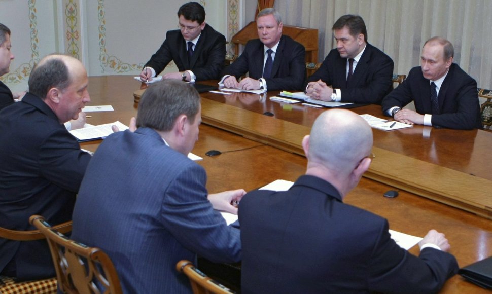 Lietuvos ir Rusijos premjerų Andriaus Kubiliaus ir Vladimiro Putino susitikimas