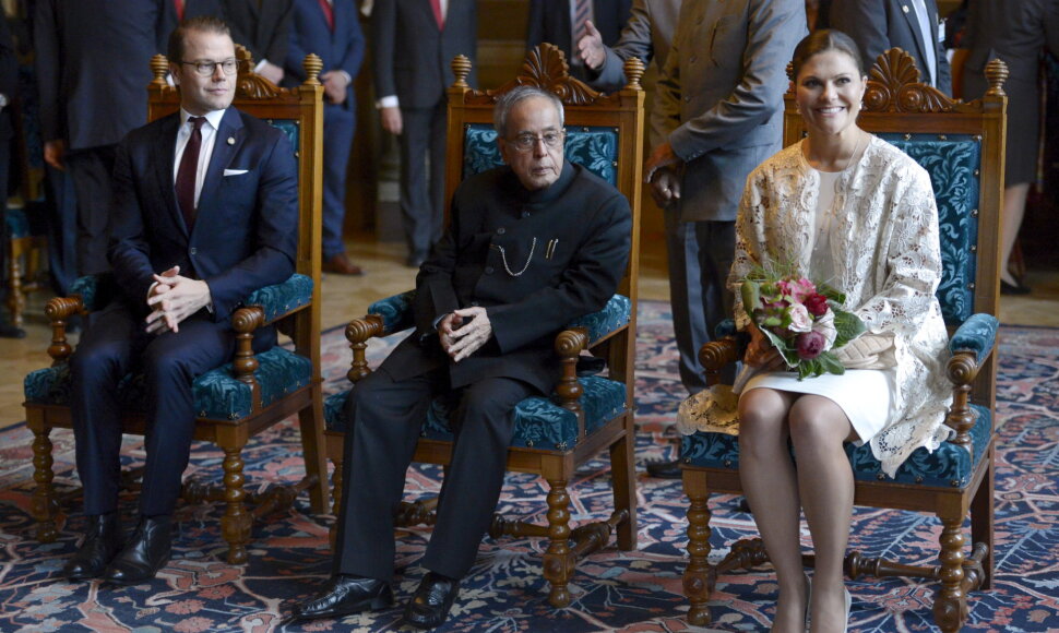 Princas Danielius, Indijos prezidentas Pranabas Mukherjee ir princesė Victoria