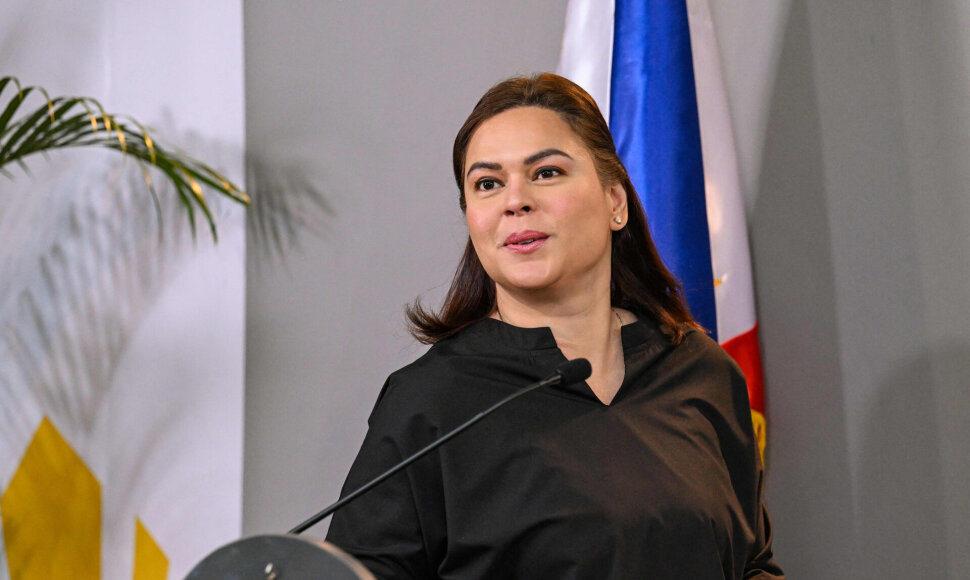 Sara Duterte / JAM STA ROSA / AFP