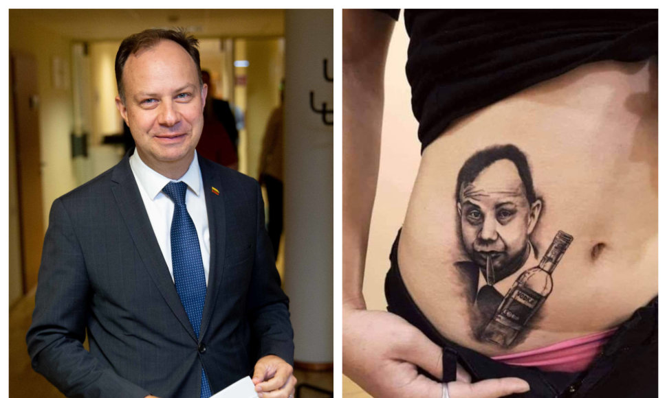 Aurelijus Veryga, tatuiruotė