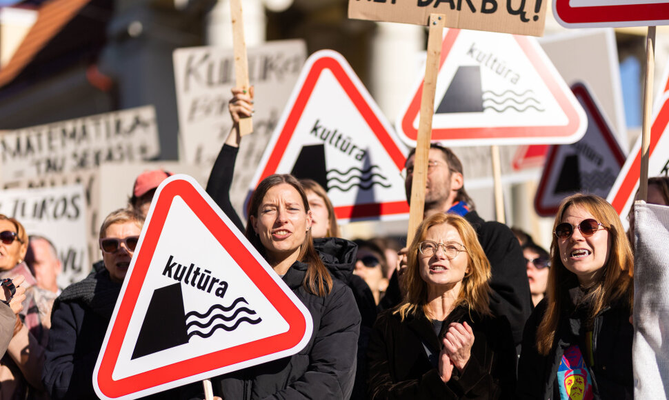 Kultūros bendruomenės protestas prie&scaron; kandidatą į kultūros ministrus
