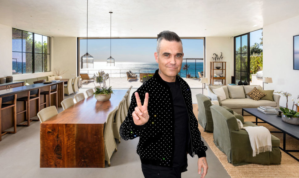 Robbie Williamsas nusipirko vilą Malibu už 21 mln. JAV dolerių