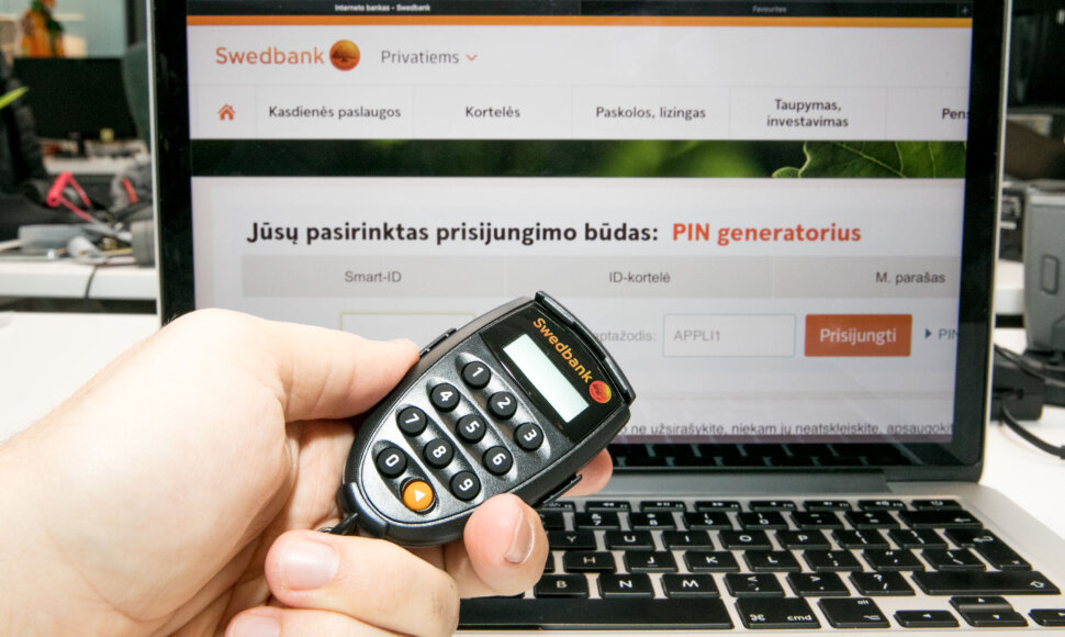&bdquo;Swedbank&ldquo; kodų generatorius