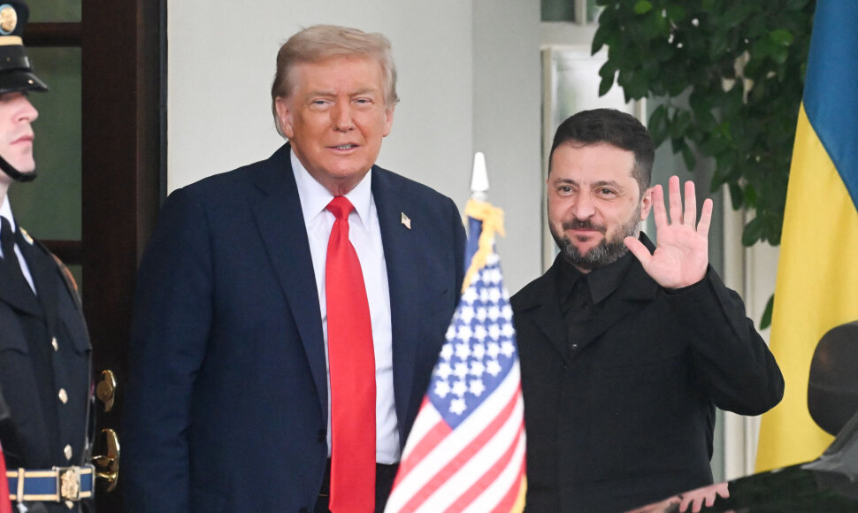 D. Trumpas ir V. Zelenskis / ALEX WROBLEWSKI / AFP