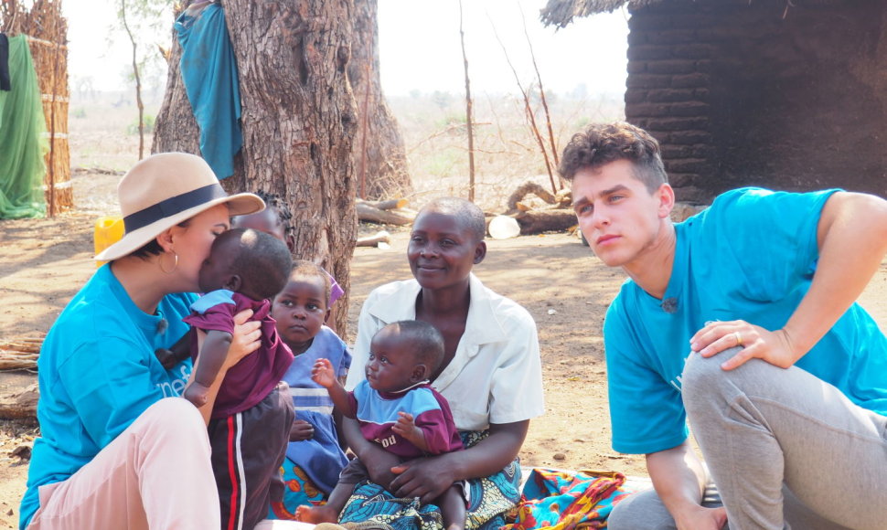UNICEF misijos Malavyje akimirka