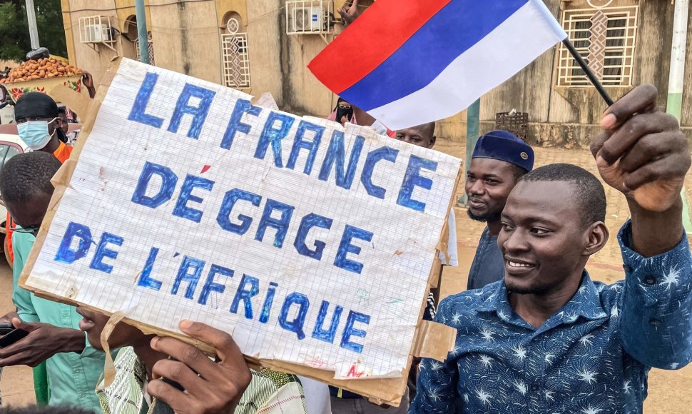 Antiprancūziškos demonstracijos Nigeryje