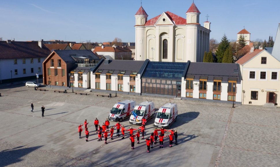 Kėdainių greitosios medicinos pagalbos darbuotojai