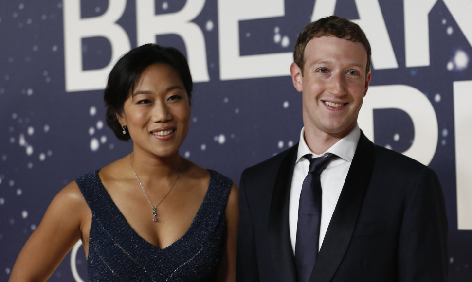 Priscilla Chan ir Markas Zuckerbergas