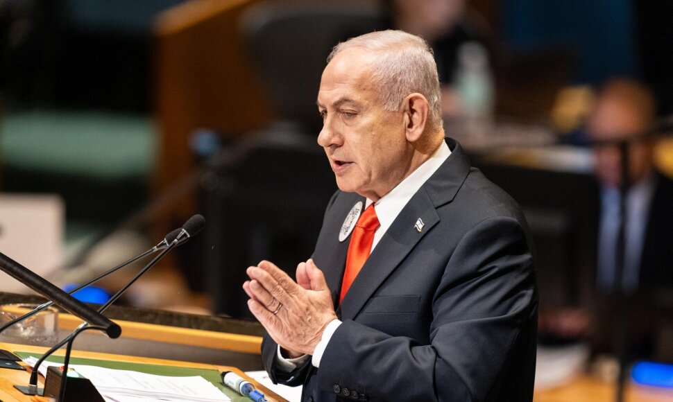 Benjaminas Netanyahu / Lev Radin / ZUMAPRESS.com