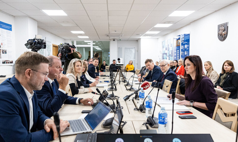 Demokratų frakcija &bdquo;Vardan Lietuvos&ldquo; susitiko su paskirtąja premjere Inga Ruginiene