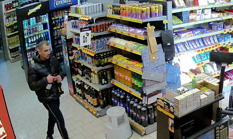 Užfiksuotas įtariamasis