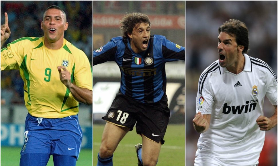 Ronaldo, Hernanas Crespo ir Ruudas van Nistelrooy'us
