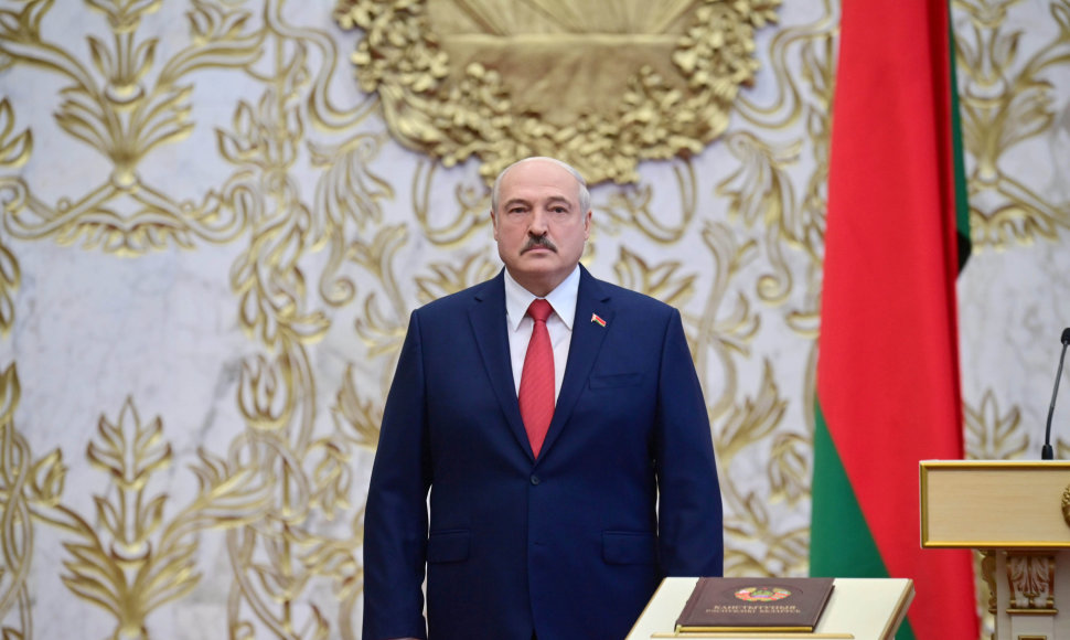 Slapta Aliaksandro Lukašenkos inauguracija prezidentu