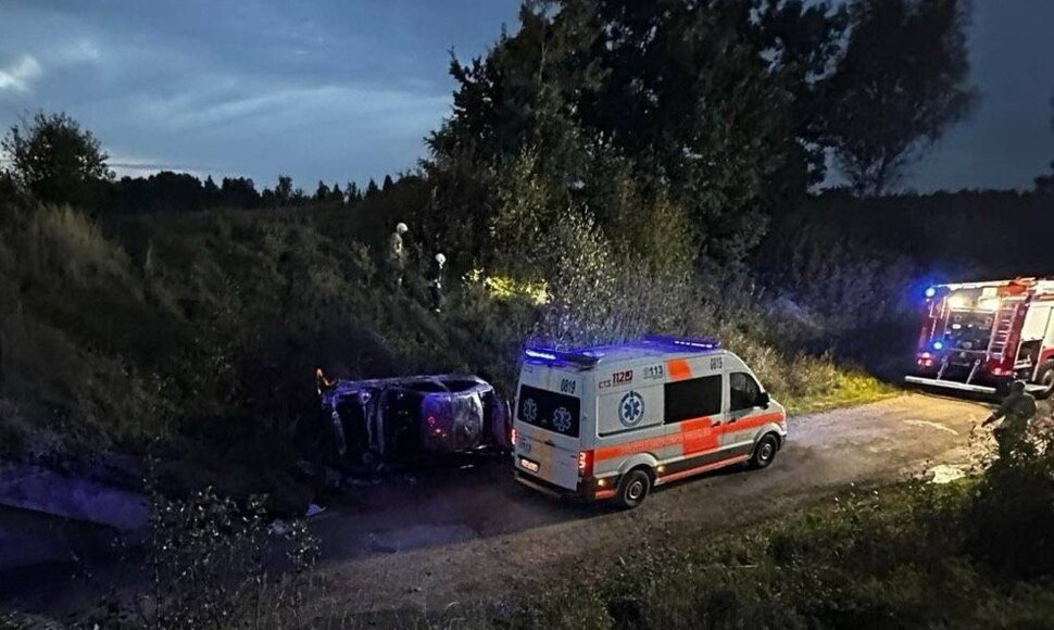 Įvykio vietoje &Scaron;irvintų rajone