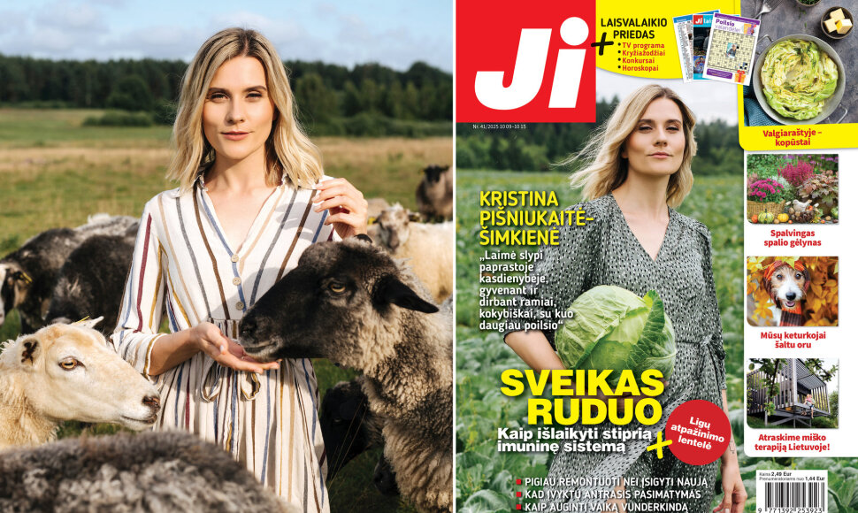 Kristina Pi&scaron;niukaitė-&Scaron;imkienė / Žurnalo &bdquo;Ji&ldquo; Nr. 41 vir&scaron;elis 