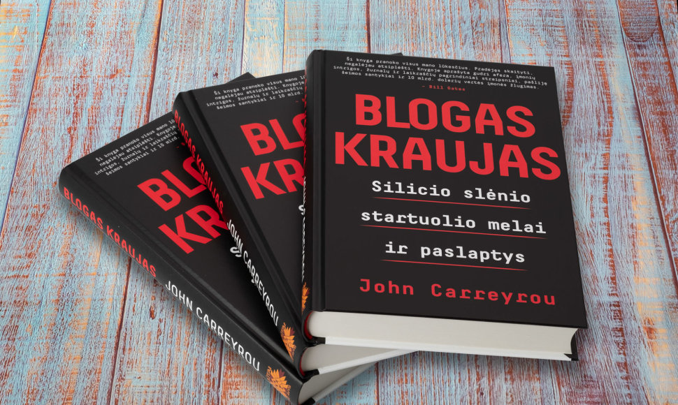 Johnas Carreyrou „Blogas kraujas“,