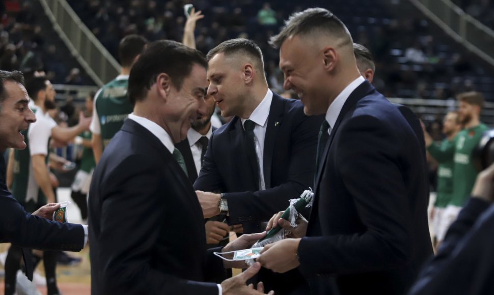 Rickas Pitino ir Šarūnas Jasikevičius