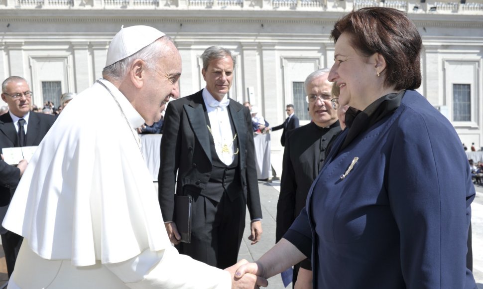 Popiežius Pranciškus ir Loreta Graužinienė
