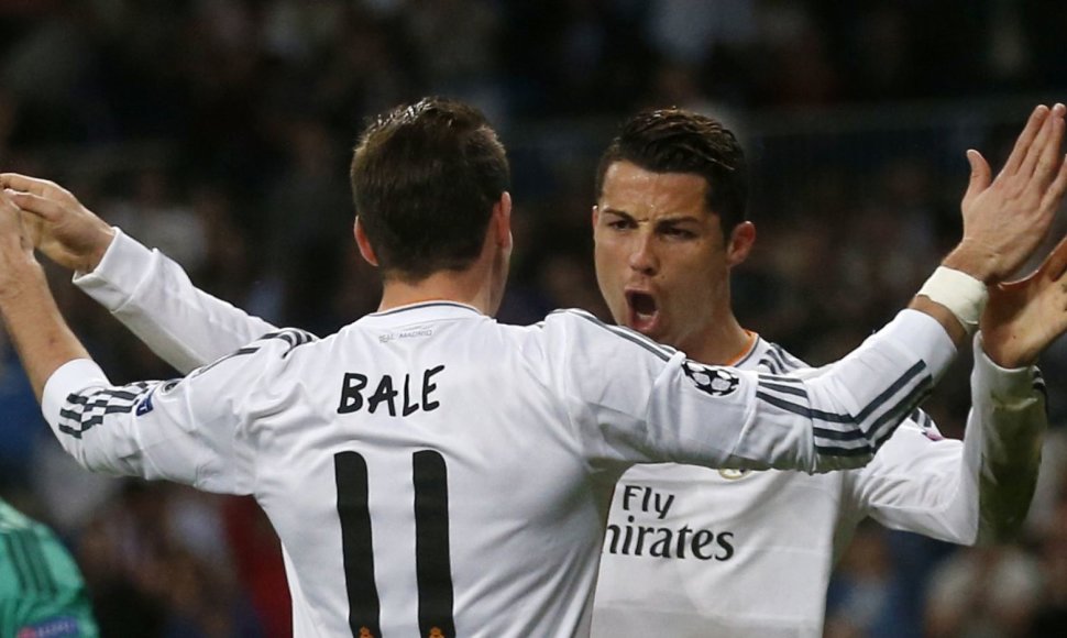 Garethas Bale'as ir Cristiano ronaldo